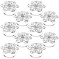 thumbnail image 1 of Shisuyan Alloy Napkin Rings Rhinestone Silver 10Pack 2.4x2.4x1.8in, 1 of 8