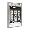 thumbnail image 2 of Stupell Industries Art Deco Glam Paris Shop Facade Gray Framed Giclee Art, 16 x 24, by Petals Prints Design, 2 of 8