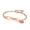 PVD Rose Gold, variant on Pre-Engraved Simple Rolo Chain Medical Alert id Bracelet for Women - PVD Rose Gold - ON BLOOD THINNER