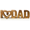 thumbnail image 4 of Decozen Home Decor Gifts for Dad – I Love Dad Letters Wooden Sculpture, Acacia Wood Figurine, Father’s Day Gift Ideas, Dad Birthday Gifts, Personalized Gifts for Dad, 4 of 10