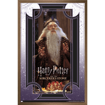 Harry Potter and the Sorcerer's Stone - Dumbledore Wise Wall Poster, 22.375" x 34", Framed