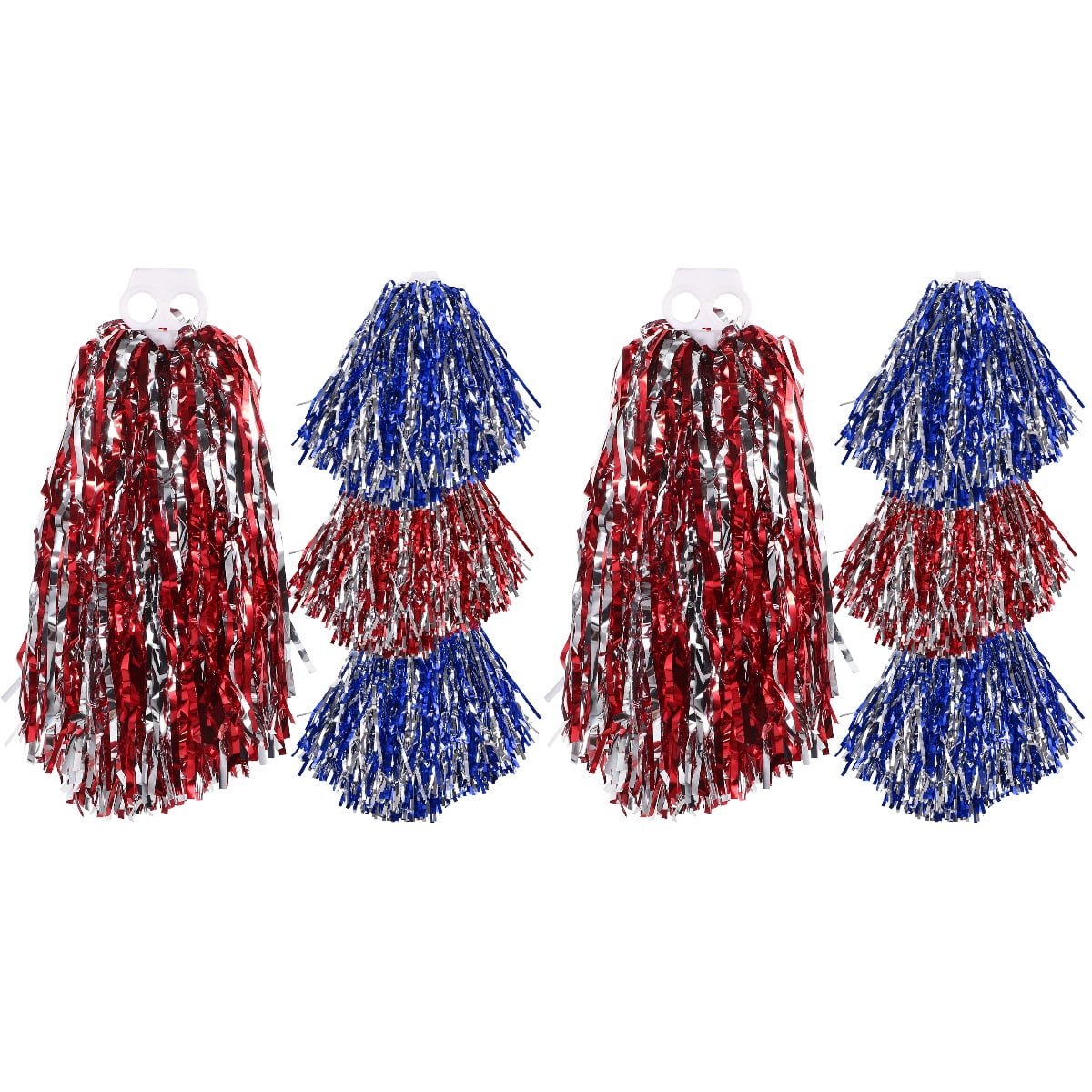 HOMEMAXS Portable Cheerleading Pom Poms Reusable Lightweight Cheer Props for Dance, Sports, and School Events