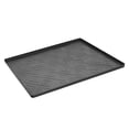 thumbnail image 1 of Alfombrilla de silicona para mini refrigerador, bandeja de goteo para aire acondicionado debajo de la lavadora Negro, 1 of 9