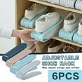 thumbnail image 1 of Vaidha 6PC Space-saving 2-layer Shoe Rack Shoe Shoe Rack, 1 of 5