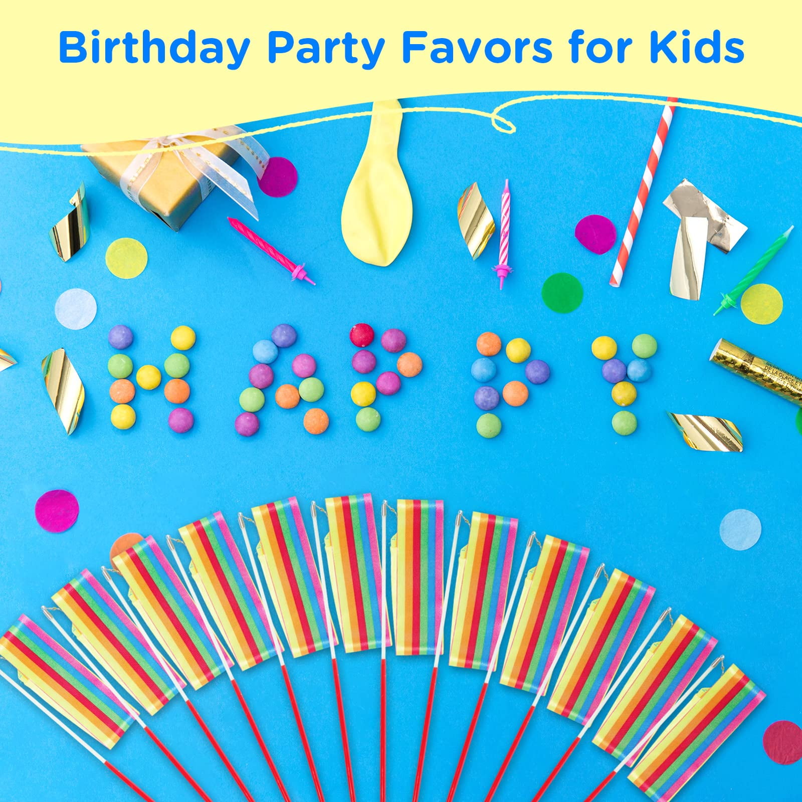 Party Flags for outside Party Favors for Kids 8-12 Goodie Bags Girl Sequin  Tablecloth 23.6 