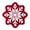 Red-RD-home supplies, variant on LEFTHIGH Home Christmas Rugs Snowflake Shaped Floor Mat Christmas Mat Christmas Decorative for Living Bedroom Kitchen Decoration Bath Decor