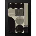 thumbnail image 2 of William, Gary 17x24 Black Modern Framed Museum Art Print Titled - Black Alignment II, 2 of 5