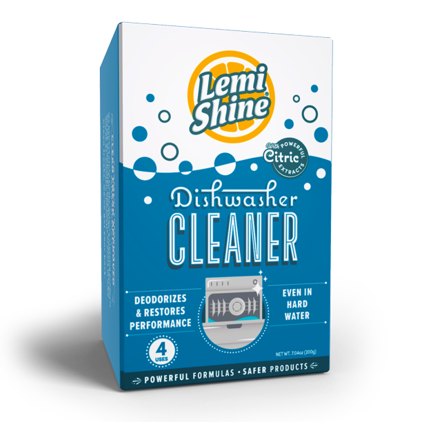 Lemi Shine Dishwasher Cleaner With Natural Citric Extracts, 4 Count
