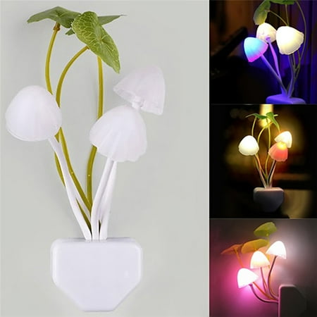 

9-pack LED Wall Light Night Light Mushroom Shape with Control and Wall Decoration