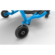EzyRoller: Classic X - Blue - Ride-On Scooter, Cambering Motion, Pedal Free Cart, Hand Brakes, Extendable Frame, 154lb Capacity, Kids Ages 4+