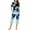 Blue, variant on Wensltd Summer Outfits for Women Casual Summer Travel Vacation Outfits Plus Size