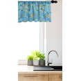 thumbnail image 3 of Ambesonne Mexican Window Valance, Traditional Culture Pattern, 54" X 18", Sky Blue and Multicolor, 3 of 3