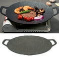 thumbnail image 4 of Sartén Parrilla Coreana Sartén de Aluminio Fundido A Presión Antiadherente con Asas Dobles para Cocinas de Gas de Llama Abierta Asar Freír Saltear Portátil Rápida ANGGREK Otros, 4 of 8