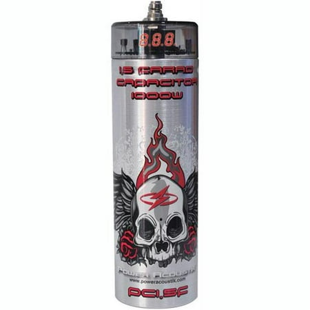 Power Acoustik Pc1.5F 1.5 Farad Digital Power Capacitor