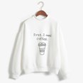 thumbnail image 2 of Vedolay Hoodless Sweatshirts for Women 2023 Half Zip Pullover Sweatshirts Quarter Zip Oversized Hoodies White,2XL, 2 of 5
