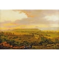 thumbnail image 2 of Carl Friedrich Heinrich Werner 14x11 Gold Ornate Wood Frame and Double Matted Museum Art Print Titled - The Rest Near the Ruins of a Theater, 2 of 4