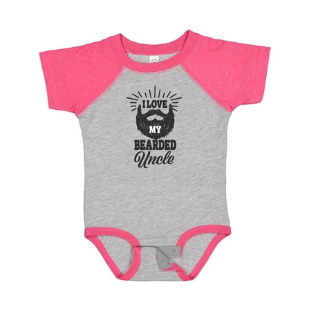 

Inktastic I Love My Bearded Uncle Gift Baby Boy or Baby Girl Bodysuit