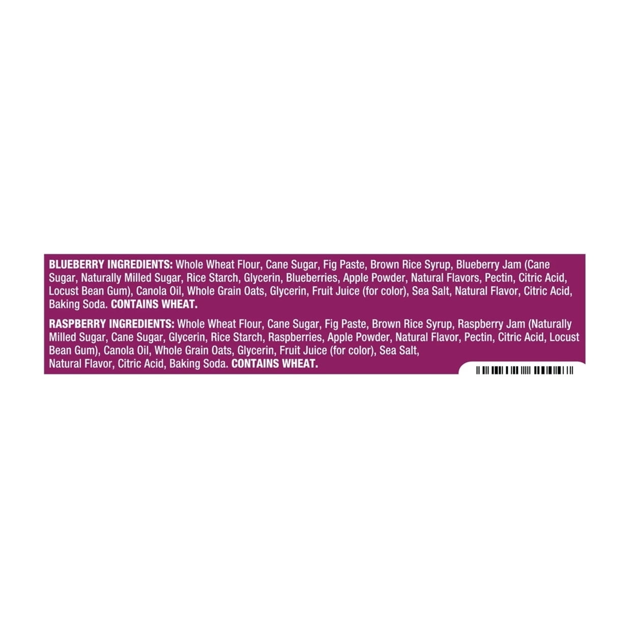 Natures Bakery Fig Bars Variety Pack Blueberry and Raspberry 2 Ounce (32 Count)