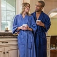 thumbnail image 6 of Texere Mens Luxury Terry Cloth Bathrobe - Modal & Organic Cotton (EcoComfort, Dark Shadow, XXLXXXL), 6 of 6