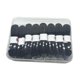 thumbnail image 2 of 8 Piezas Cinta para Mango Racket Tenis Badminton Squash Pickleball Tira Antideslizante Absorbente PU Sensación Seca Cómoda Apto para Práctica Competi Negro, 2 of 8