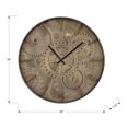 thumbnail image 4 of Monarch Specialties I 9041 - Horloges, 20 Pouces Rondes, Horloge Murale, Marron, Transitionnel, 4 of 4