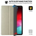 thumbnail image 3 of Case For Samsung Galaxy Tab A 10.1" 2019 Cover Flip Tablet Case Leather Smart sleep wake up shell capa Stand capa SM-T510 T515 Silk Gold SM-T510 T515, 3 of 6