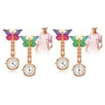 thumbnail image 3 of Wisewang 2Pcs Fob Watch Exquisite Pocket Hanging Watches Accessories Outdoor 2Set, 3 of 6