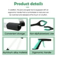 thumbnail image 5 of Grabber Reacher Tool, Foldable Grabber Reaching Tool, Lightweight Trash Picker Upper Tool for Elderly with Anti-Slip Rotating Rubber Gripper,Green, 5 of 11