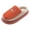 Orange, variant on Womens Mens Comfy Platform Slippers Cute Cartoon Fuzzy Cloud Bedroom House Memory Foam Shoes for Indoor Outdoor