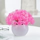 thumbnail image 1 of Plantas artificiales en maceta para decoración del hogar - Bola de bonsái de plástico de 4,7" en amarillo, naranja, rojo, rosa, morado - Flores artificiales de sobremesa, 1 of 6