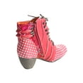 thumbnail image 6 of TMA EYES Polka Dot Leather Women Boots with Moccasin Hand Stitching, 6 of 6