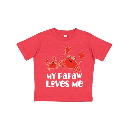 

Inktastic My Papaw Loves Me Grandchild Gift Toddler Boy Girl T-Shirt