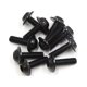 thumbnail image 1 of 10Pcs Negro Metal M6 X 20mm Cabeza Hexagonal Carenado Tornillos Pernos para Motocicleta Accesorios, 1 of 1