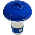 thumbnail image 1 of Pool Chlorine Floater, Floating Chlorine Dispenser for Pool, Chlorine Floater Chlorinator/Bromine Floater, Pool & Spa Chemical Dispenser, Premium Automatic Tablets Floaters for Hot Tub/Spa. (Blue-1PC), 1 of 5