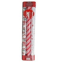 Double-Sided Holiday Gift Wrapping Paper 180 SQ FT 3 pk Red/Silver/White new