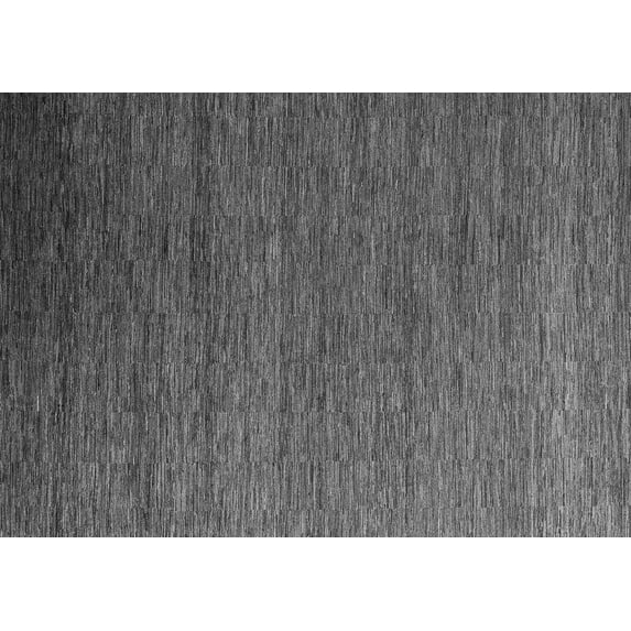 Ahgly Company Indoor Rectangle Abstract Gray Modern Area Rugs, 6' x 9'