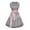 wei163-Silver-Womens Dress, variant on Oktoberfest Bavarian Dress Women's Dirndl Dress German Plaid Maid Halloween Party Outfits