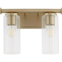 Quorum Juniper by Tamara Day 541-2-80 Bath Vanity Light 15 in. wide - Aged Brass