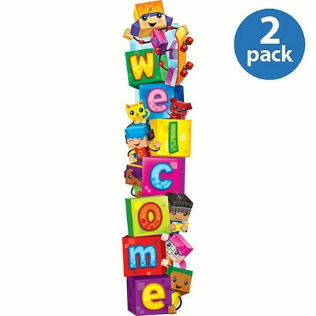 (2 pack) (2 Pack) Trend, TEP25054, Welcome BlockStars Expressions Banner, 1 Each, Multicolor