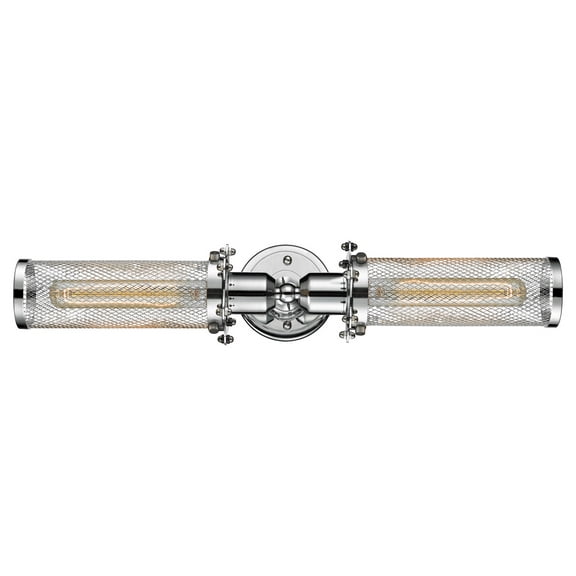 Innovations 900-2W-PC-CE216-PC-LED Quincy Hall 2 Light Bath Vanity Light part of the Austere Collection, Polished Chrome