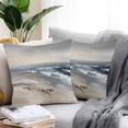 thumbnail image 2 of Modern Ocean Beach Wave Outdoor Pillow Covers Pack of 2 Abstract Oil Painting Style Waterproof Throw Pillow Covers Decorative Cushion Cases for Patio Garden Tent Balcony Couch 20x20 inch, 2 of 8