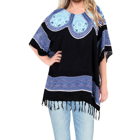 

HAPPY BAY Women s Loose Summer Bathing Suit Cover Ups 1X-2X Blue-AC267