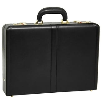McKlein Lawson Leather Laptop Briefcase with Combination Lock