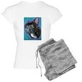 thumbnail image 1 of CafePress - Black Brindle French Bulldog Pajamas - Women's Light Pajamas, 1 of 1