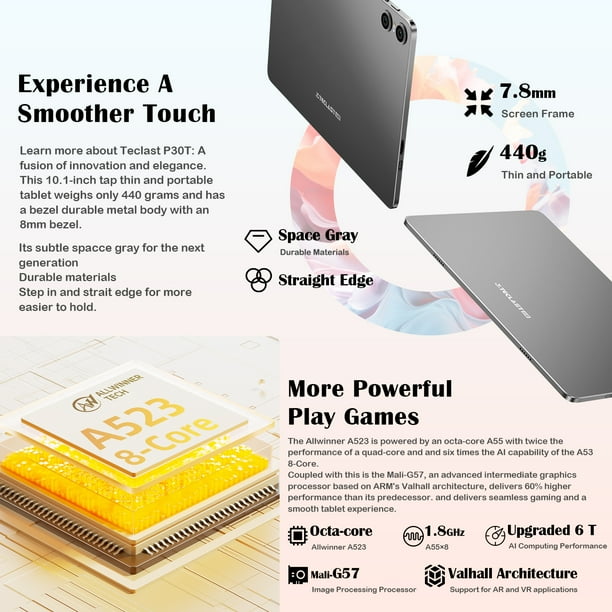 TECLAST - Android 14 タブレット Free Shipping! Teclast Android 14 Tablet 10.1 inch WiFi 5G