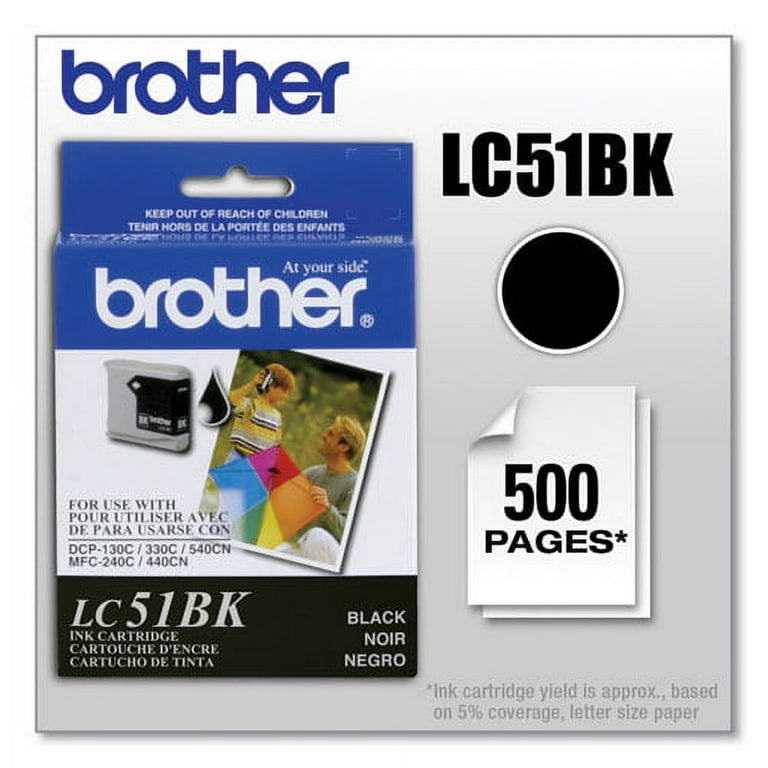 LC51BK Innobella Ink, 500 Page-Yield, Black LC51BK Innobella Ink, 500 Page-Yield, Black