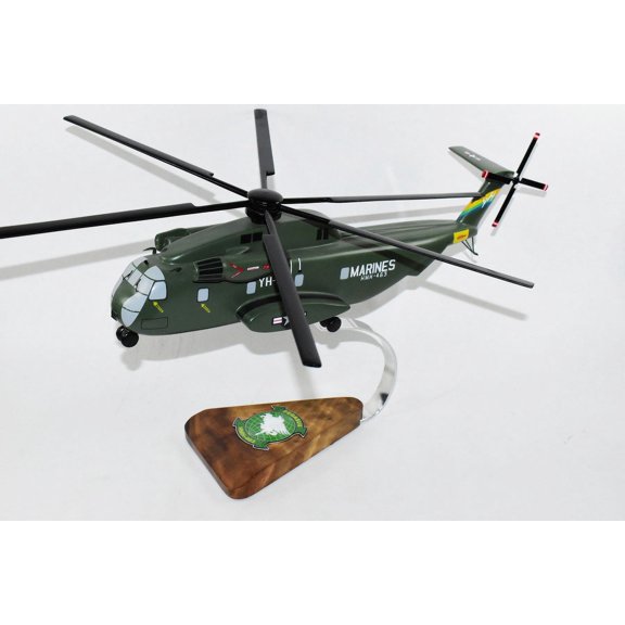 Sikorsky® CH-53D SEA STALLION™, HMH-463 Pegasus (1970s) Model, 1/74th (16") Scale, Mahogany Model