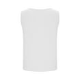 thumbnail image 4 of Wyobmus Womens Plus Size Sleeveless Linen Tank Tops Crew Neck Loose Fit Summer Casual Flowy Curve Hem Tunic Tanks L-4Xl White, 4 of 6