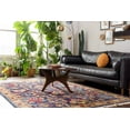 thumbnail image 3 of Unique Loom Diplomat District Rug Blue/Beige 6' x 9' Rectangle Border Farmhouse Perfect For Living Room Bed Room Dining Room Office, 3 of 4