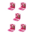 thumbnail image 1 of yingyy Sewing Storage Box with Buckle Dust-proof DIY Crafting Embroidery Handwork Needles Cases Portable Handicraft Organizer Rose Red 5Set, 1 of 6